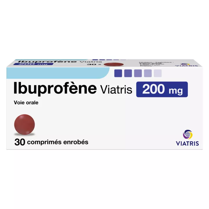 Ibuprofène 200mg Viatris Mylan 30 comprimés