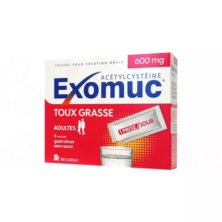 Exomuc Acetilcisteina Tosse Grassa Adulti 600mg 6 bustine