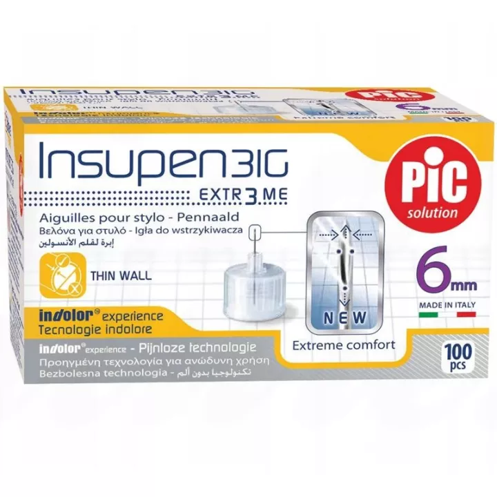 Insupen Insulin Injection Needle x100 for blood sugar monitoring