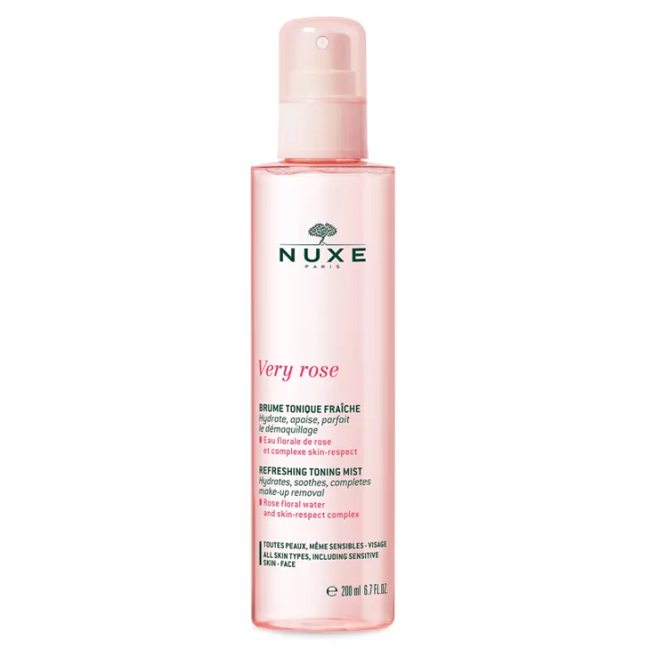 Nebbia di tonificazione fresca molto rosa di Nuxe 200ml