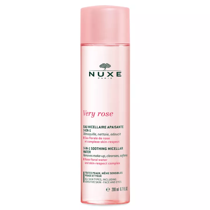 Nuxe Calmante Agua Micelar 3 en 1 Muy Rosa