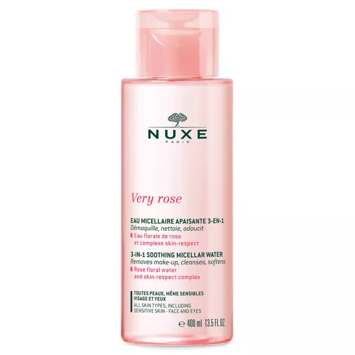 Nuxe Very Rose Eau Micellaire Apaisante 3 en 1 400 ml