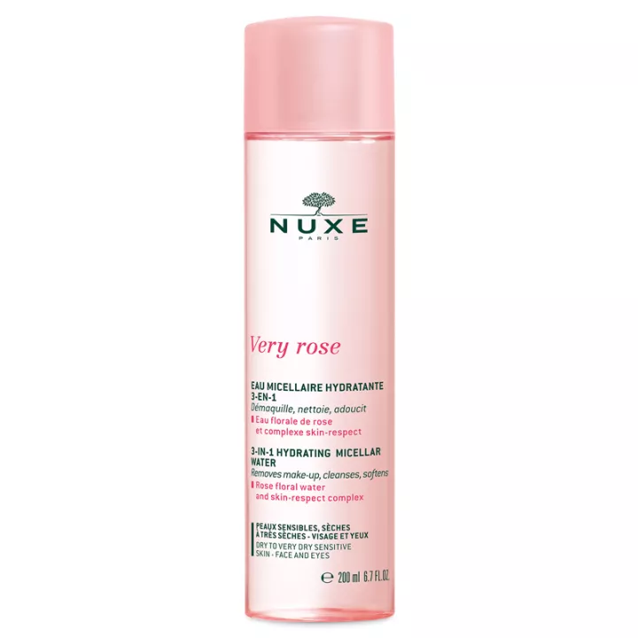 Nuxe Moisturizing Micellar Water 3 in 1 Sehr Rose