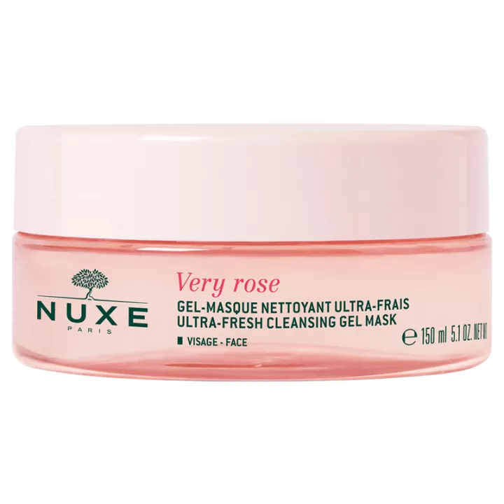 Nuxe Very Rose mascarilla gel de limpieza ultra fresca frasco 150 ml