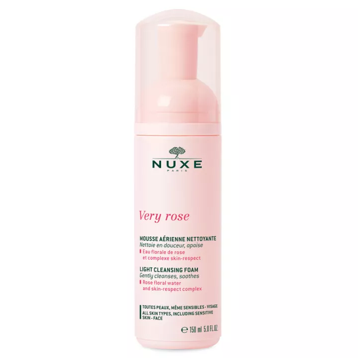 Nuxe Very Rose Воздушная очищающая пена
