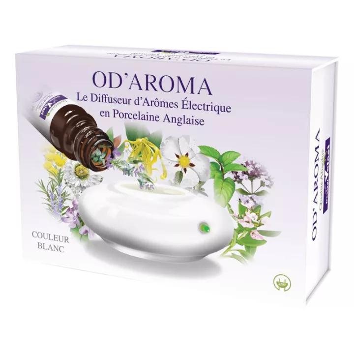 Elektrischer Aromadiffusor aus Porzellan von Dr. Valnet Od'aroma