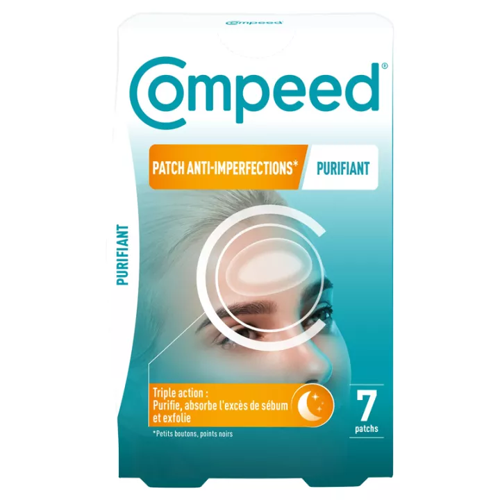 Compeed Patch noturno purificante anti-imperfeições 7 adesivos