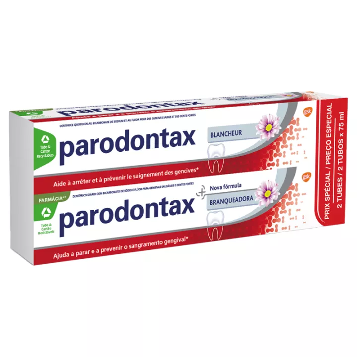 Parodontax Dentifrice Blancheur 2x75 ml