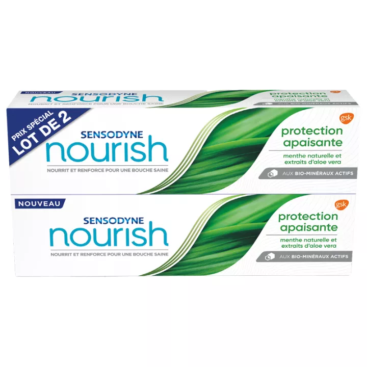 Sensodyne Nourish Rustgevende Bescherming Natuurlijke Mint Aloë 75ml