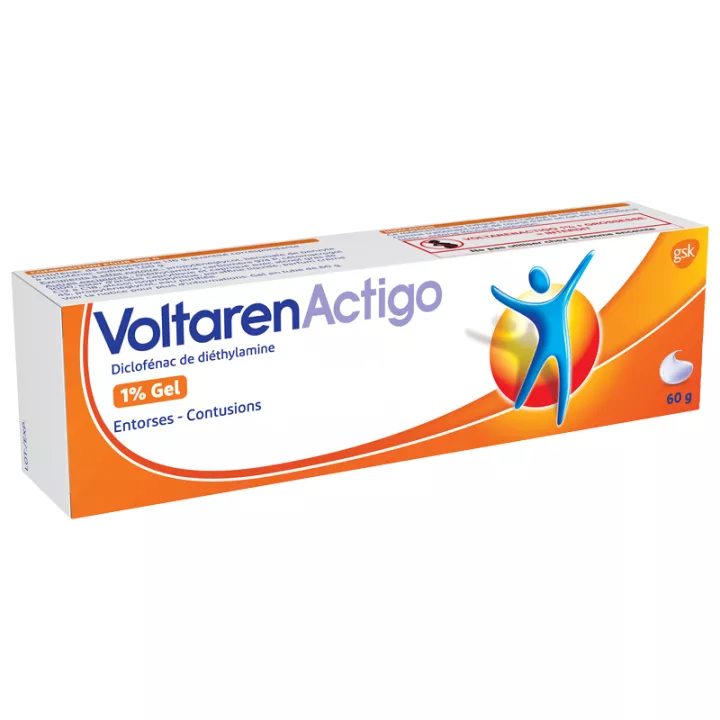 VoltarenActigo 1% Gel Sprains and Bruises