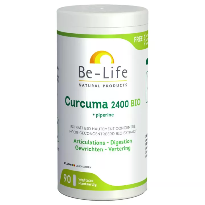 Be-Life Curcuma 2400 Bio Articulations et Digestions 90 gélules