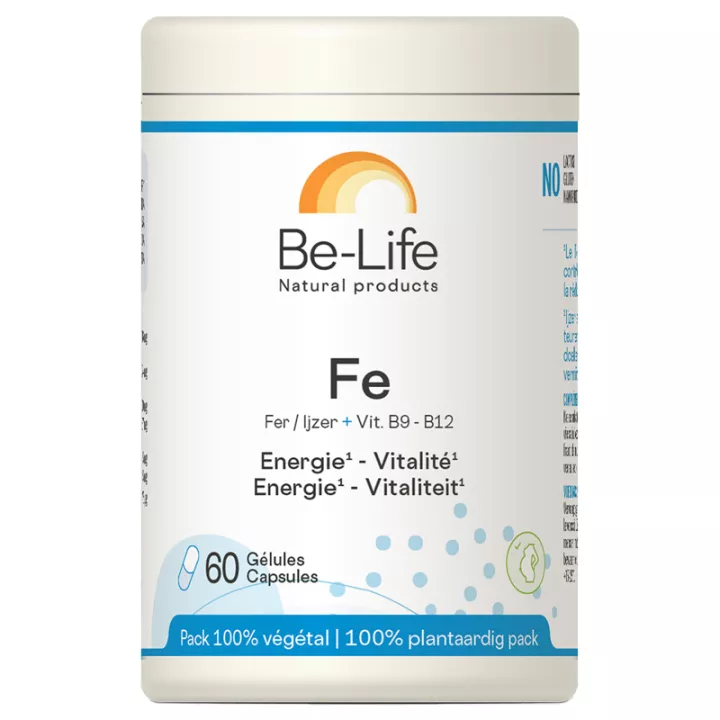 Be-Life Fe Energie en Vitaliteit 60 capsules