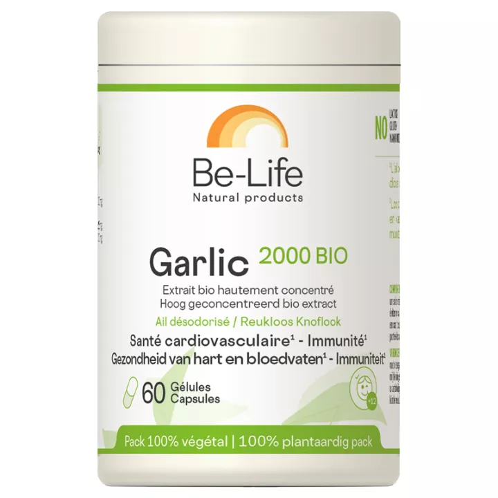 Be-Life Garlic 2000 Bio Cardiovascular Health 60 capsules