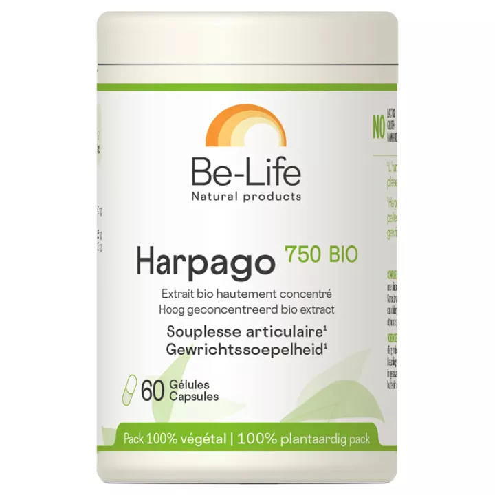 BIOLIFE Harpago 750 BIO flexibele verbinding 60 CAPSULES