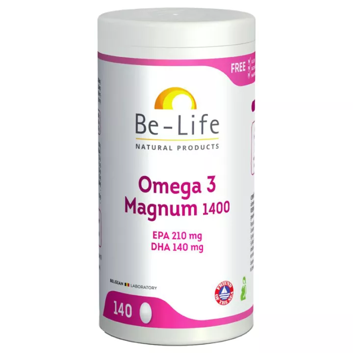 Be-Life Omega 3 Magnum 1400 EPA/DHA 140 gélules