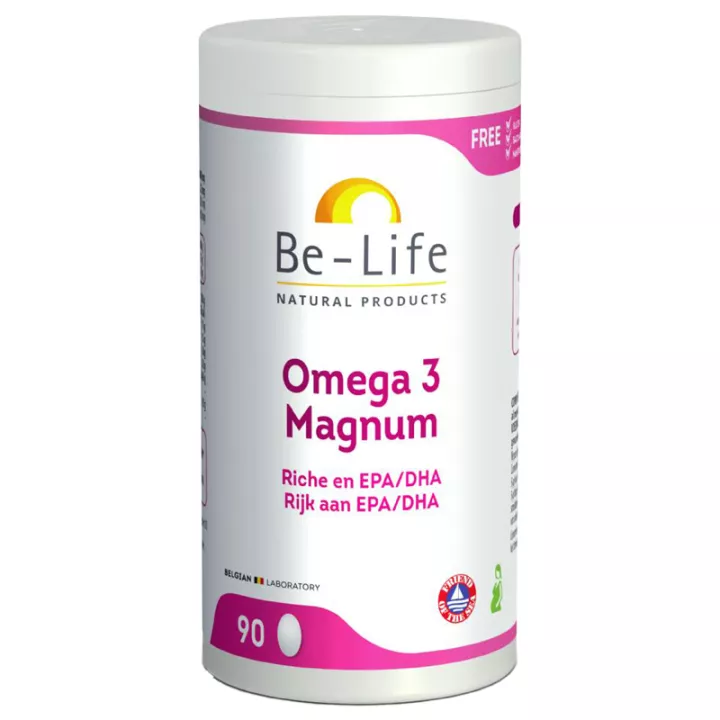 Be-Life BIOLIFE OMEGA maart 1000 MAGNUM FOS 60/90/180 capsules
