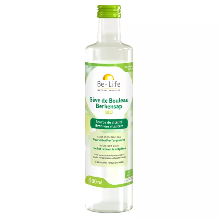 Be-Life Sève de Bouleau Bio Source de Vitalité 500 ml