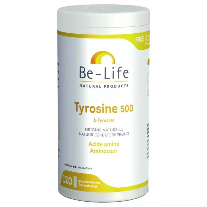 Be-Life Tyrosine 500 Acide Aminé 120 gélules