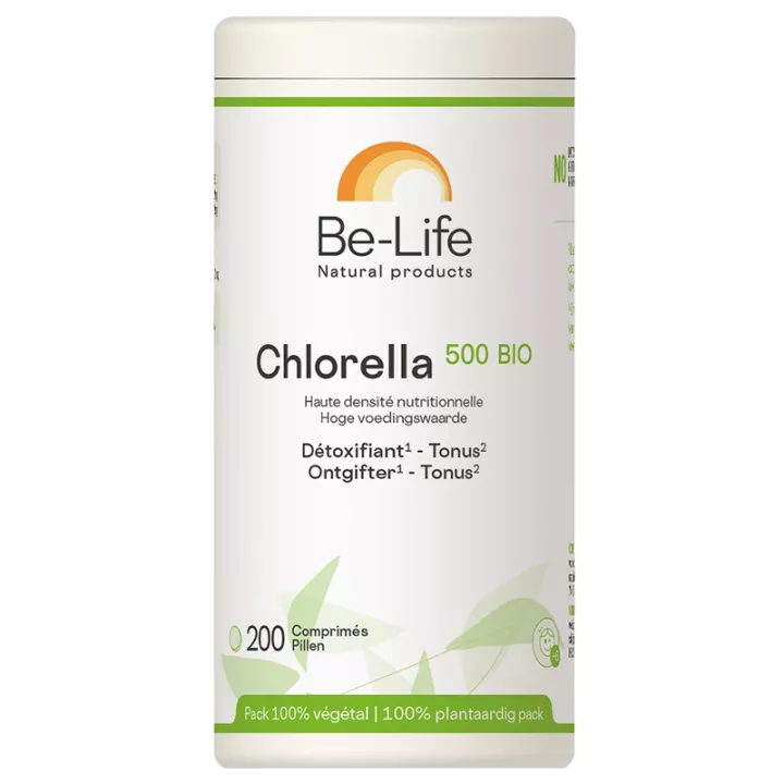 Be-Life Chlorella 500 Органический детоксикационный тоник 200 таблеток