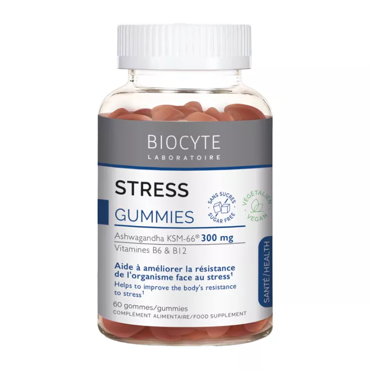 Biocyte Stress Ashwagandha KSM 60 жевательных конфет