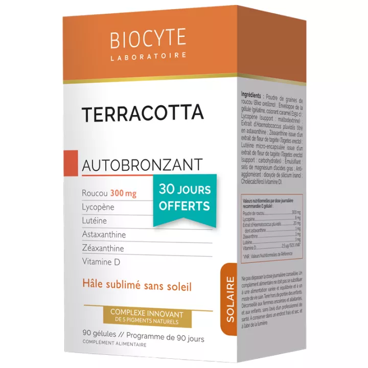 Biocyte Terracotta Solar Cocktails Melanin 30 Tablets