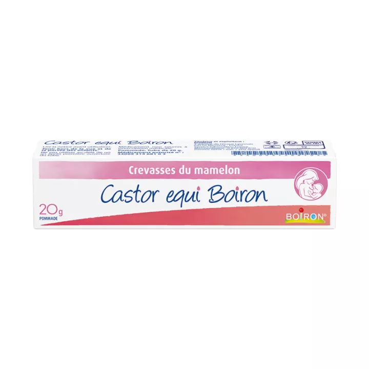 Castor Equi BOIRON 20g Verzorgende Zalf Gebarsten Tepel