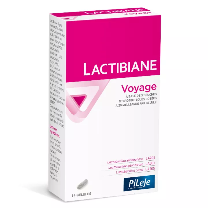 PILEJE LACTIBIANE TRAVEL 14 капсул x575mg