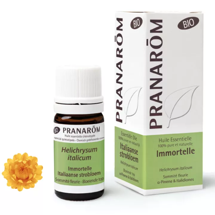 Óleo essencial de Immortelle orgânico Helichrysum italiano Pranarom 5ml