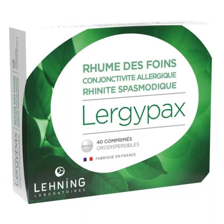 Lergypax Lehning Allergy Homeopathy 40 comprimidos