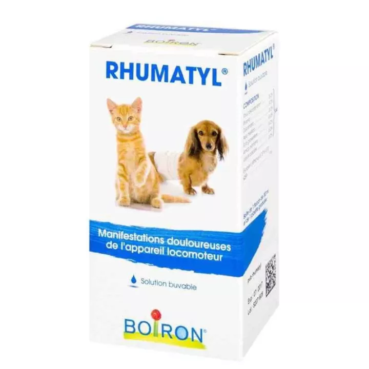 Rhumatyl Boiron 30ml Veterinaire homeopathie bij hond en kat