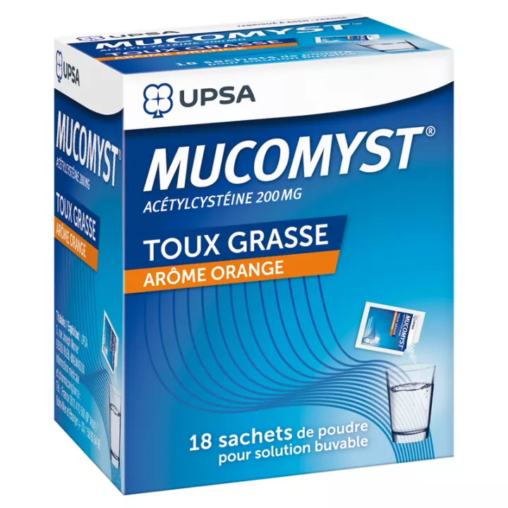 MUCOMYST acetylcysteïne Vette hoest