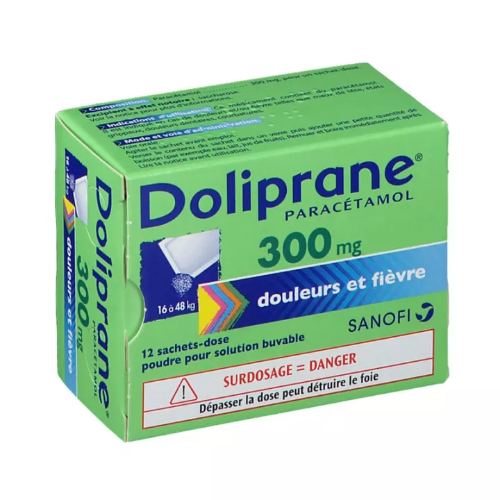 DOLIPRANE 300MG SACHETS 12     