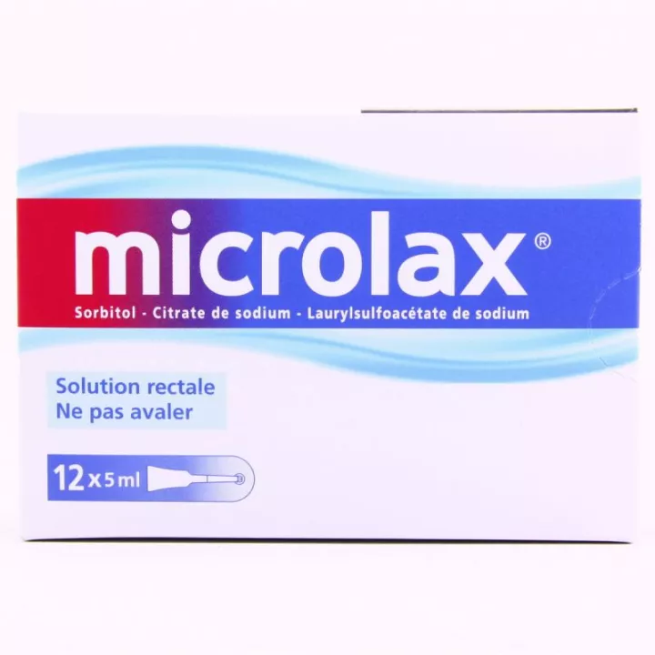 Microlax Rectal Solution 12 dosis únicas