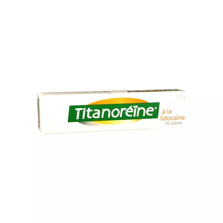 Titanoreïne Lidocaïne 2% crème anesthésiante hémorroïde en pharmacie