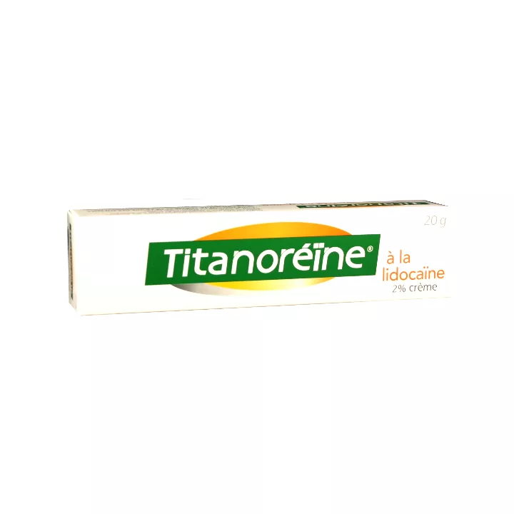 TITANOREINE LIDOCAINE 2% hemorrhoid cream tube 20g