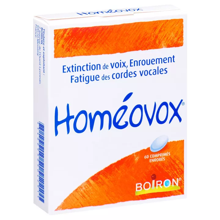 Homeovox 60 CP homéopathie Boiron