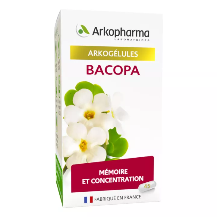 Arkocaps Bacopa Memory and Concentration 45 capsules