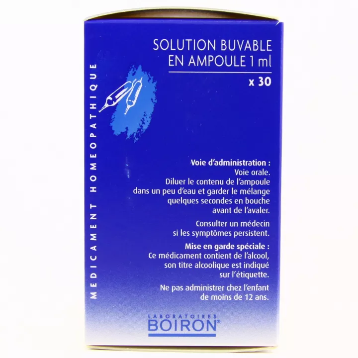 ZOOOO 8DH AMPOULES BUVABLES HOMEOPATHIE BOIRON