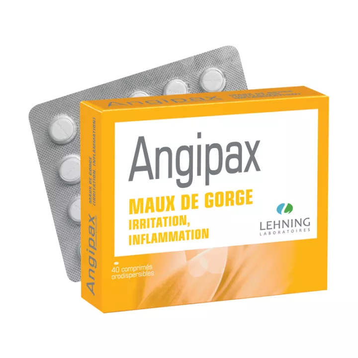 ANGIPAX ANGINE HOMEOPATHIE LEHNING 40CP OROD