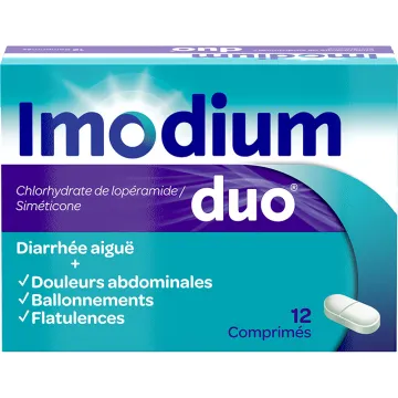 ImodiumDuo Acute Diarree 12 tabletten