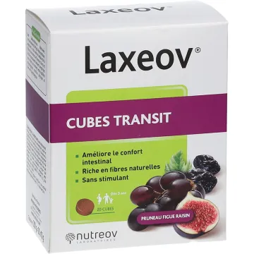 Laxeov Transit Express Ciruela pasa Higo Uva 20 cubitos