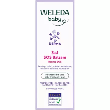Weleda Bébé Derma Crème SOS Anti-Grattage 3en1 50 ml