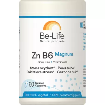 Be-Life Zn B6 Magnum Oxidativer Stress und Gesunde Haut 60 Kapseln