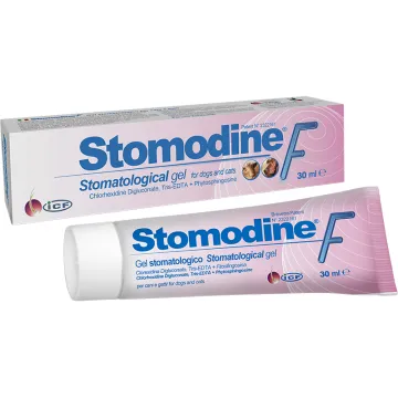 Stomodine-F Gel voor Mondhygiëne Kat & Hond 30ml