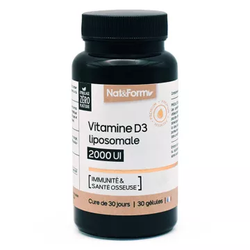 Vitamina D3 Nutracêutica Nat & Form 30 Cápsulas