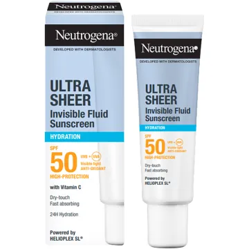 Neutrogena Ultra-Sheer Invisible Sun Vochtinbrengende Fluid SPF50 50ml