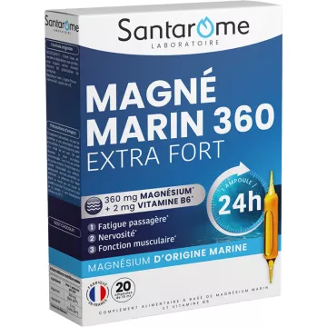 Santarome Magnesio Marino 360 Extra Fuerte 20 ampollas 10 ml