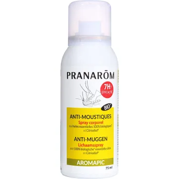 Aromapic Pranarom Spray Corps Anti-Moustique Bio