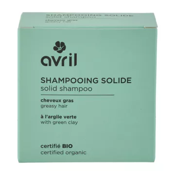 Avril Organic Solid Shampoo Oily Hair 100g