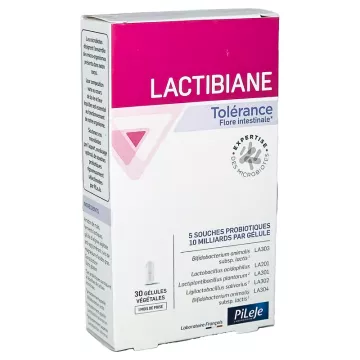 PILEJE LACTIBIANE TOLERÂNCIA ácido láctico 560 MG 30 GEL